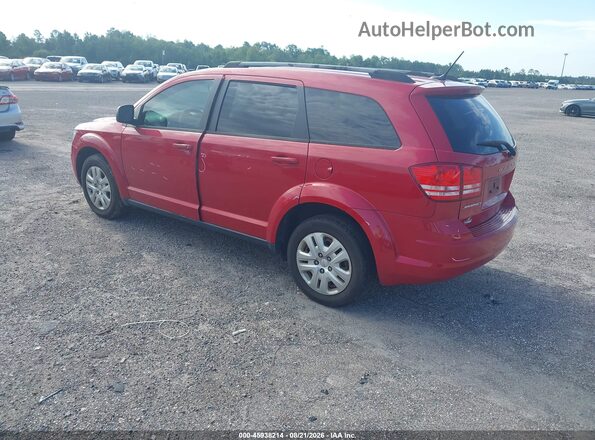 3C4PDCAB1HT695043 2017 DODGE JOURNEY Red Trasero izquierdo