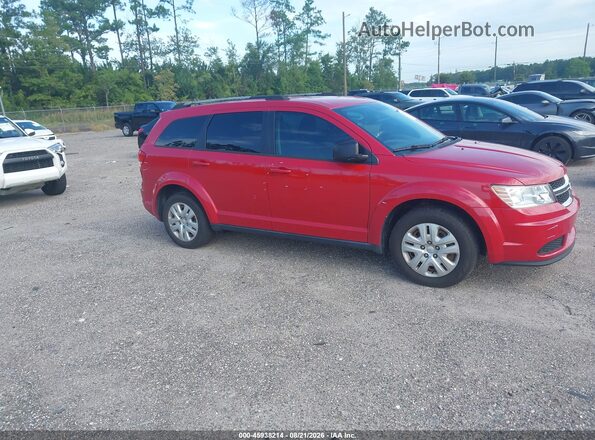 3C4PDCAB1HT695043 2017 DODGE JOURNEY Red Vista interior de 360 grados