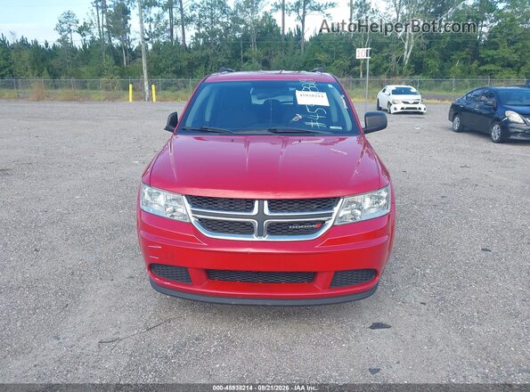 3C4PDCAB1HT695043 2017 DODGE JOURNEY Red Vista interior trasera