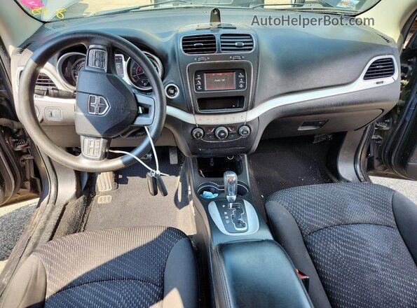 3C4PDCAB1HT707255 2017 DODGE JOURNEY Gray Вид панелі приладів