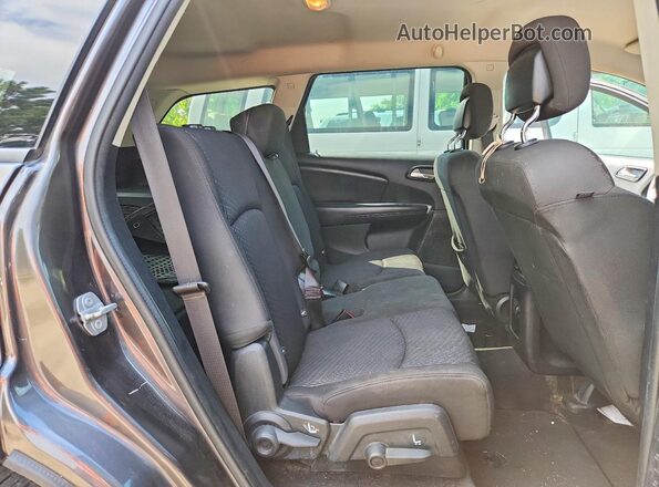 3C4PDCAB1HT707255 2017 DODGE JOURNEY Gray Вид задньої частини салону