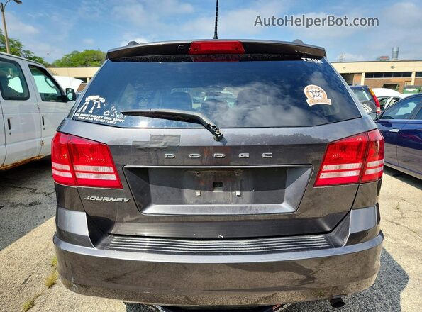 3C4PDCAB1HT707255 2017 DODGE JOURNEY Gray Вид ззаду