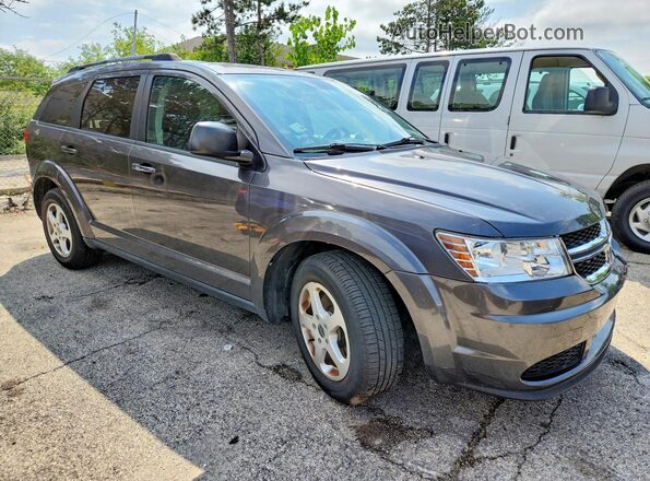 3C4PDCAB1HT707255 2017 DODGE JOURNEY Gray Передня права чверть