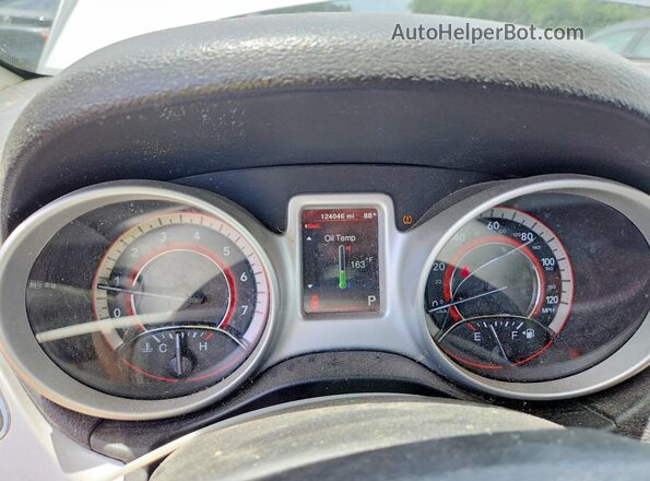 3C4PDCAB1JT184020 2018 DODGE JOURNEY Silver ხელსაწყოთა პანელის ხედი
