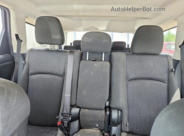 3C4PDCAB1JT184020 2018 DODGE JOURNEY Silver უკანა სავარძლების ხედი
