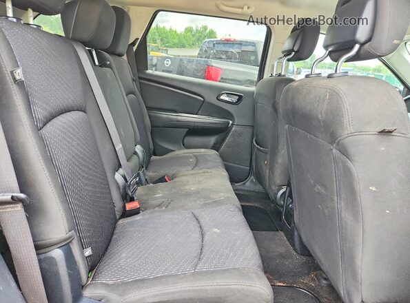 3C4PDCAB1JT184020 2018 DODGE JOURNEY Silver უკანა სალონის ხედი