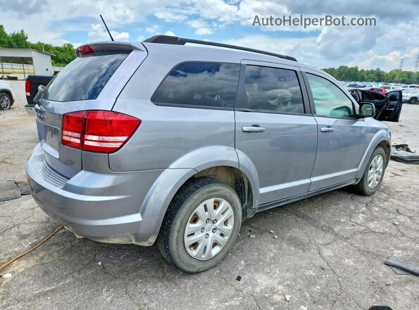 3C4PDCAB1JT184020 2018 DODGE JOURNEY Silver უკანა მარჯვენა