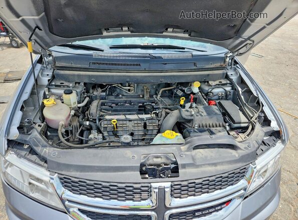 3C4PDCAB1JT184020 2018 DODGE JOURNEY Silver ძრავის განყოფილების ხედი