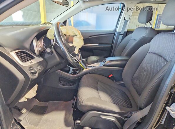 3C4PDCAB1JT208848 2018 DODGE JOURNEY Black Вид салону спереду