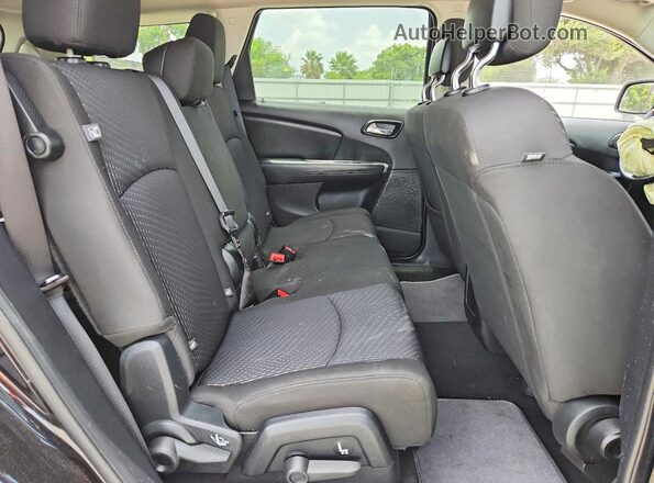 3C4PDCAB1JT208848 2018 DODGE JOURNEY Black Вид задніх сидінь