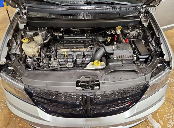 3C4PDCAB1JT212351 2018 DODGE JOURNEY Серебряный Вид подкапотного пространства