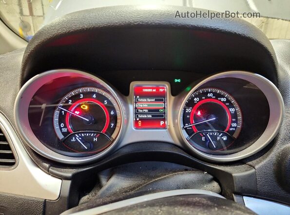 3C4PDCAB1JT212351 2018 DODGE JOURNEY Серебряный Вид щитка приборов