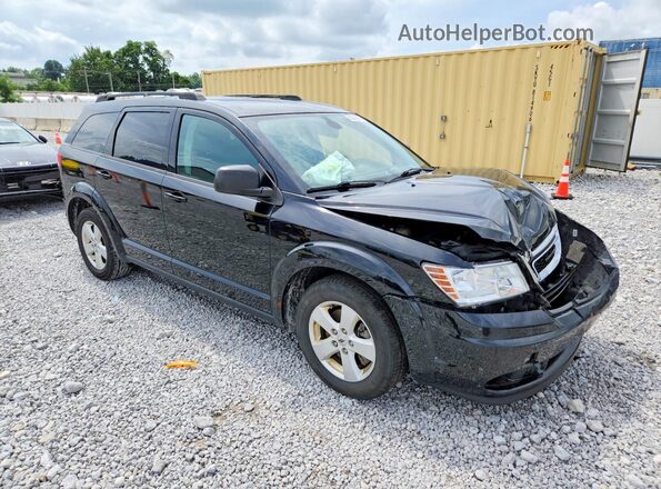 3C4PDCAB1JT383858 2018 DODGE JOURNEY Черный Передняя правая четверть
