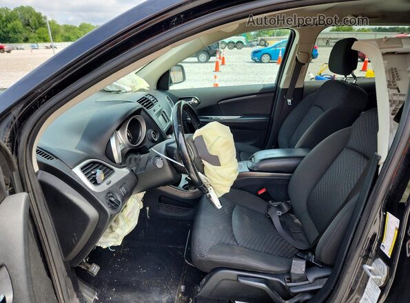 3C4PDCAB1JT383858 2018 DODGE JOURNEY Черный Вид салона спереди