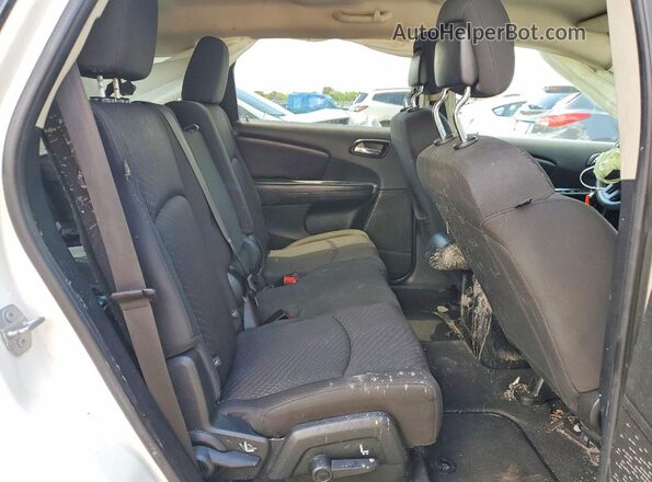 3C4PDCAB1JT421654 2018 DODGE JOURNEY White უკანა სალონის ხედი