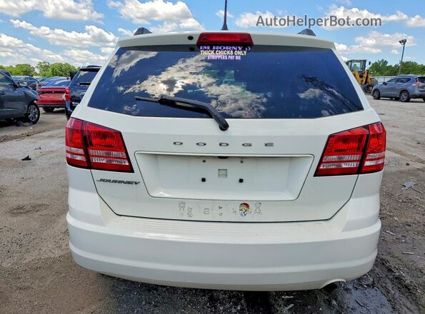 3C4PDCAB1JT421654 2018 DODGE JOURNEY White უკანა ხედი