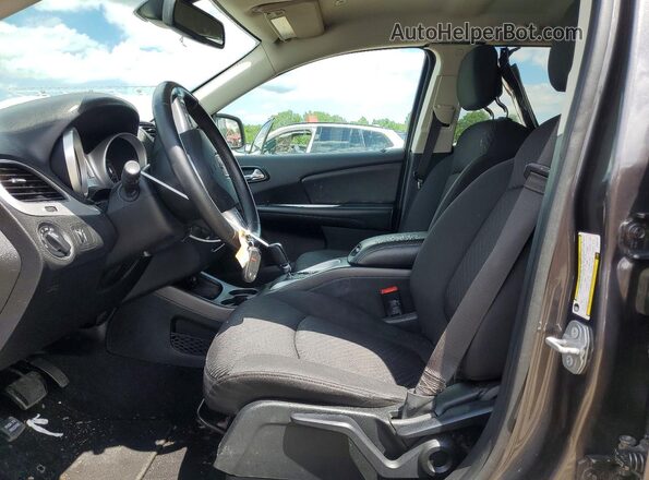 3C4PDCAB1JT527117 2018 DODGE JOURNEY Серый Вид салона спереди