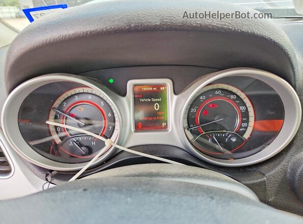 3C4PDCAB1LT260709 2020 DODGE JOURNEY Gray Widok zestawu wskaźników