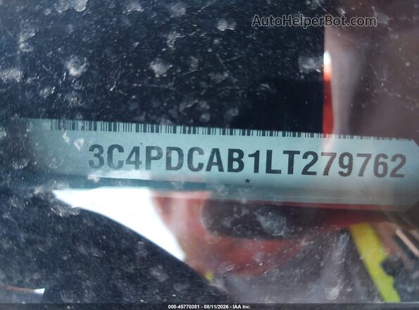 3C4PDCAB1LT279762 2020 DODGE JOURNEY Red Вид підкапотного простору