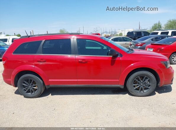 3C4PDCAB1LT279762 2020 DODGE JOURNEY Red Вид задньої частини салону