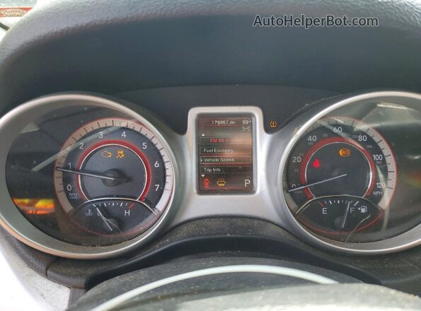 3C4PDCAB2HT538203 2017 DODGE JOURNEY White Սարքավորումների վահանակի տեսք