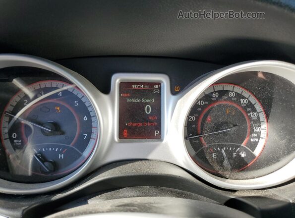 3C4PDCAB2HT682611 2017 DODGE JOURNEY Black Вид щитка приладів