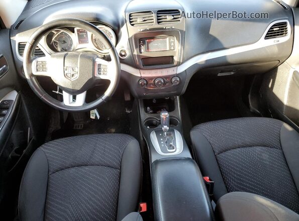 3C4PDCAB2HT682611 2017 DODGE JOURNEY Black Вид панелі приладів