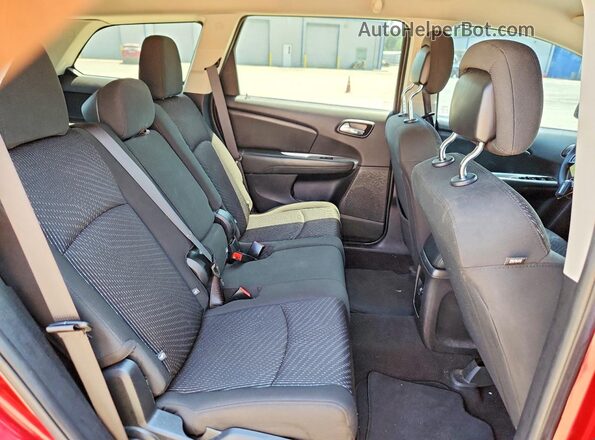 3C4PDCAB2HT691535 2017 DODGE JOURNEY Red Vista de los asientos traseros