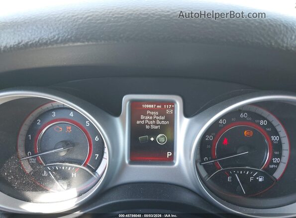 3C4PDCAB2HT709239 2017 DODGE JOURNEY White Вид задніх сидінь