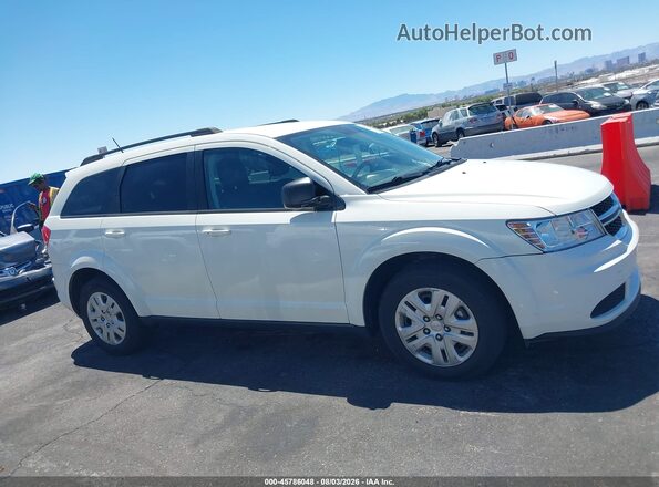 3C4PDCAB2HT709239 2017 DODGE JOURNEY White Вид задньої частини салону