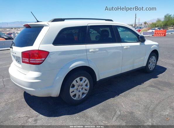 3C4PDCAB2HT709239 2017 DODGE JOURNEY White Задня права чверть