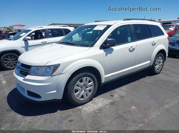 3C4PDCAB2HT709239 2017 DODGE JOURNEY White Передня ліва чверть