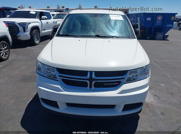 3C4PDCAB2HT709239 2017 DODGE JOURNEY White Вид спереду
