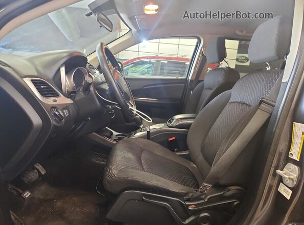 3C4PDCAB2JT228266 2018 DODGE JOURNEY Gray Вид салону спереду