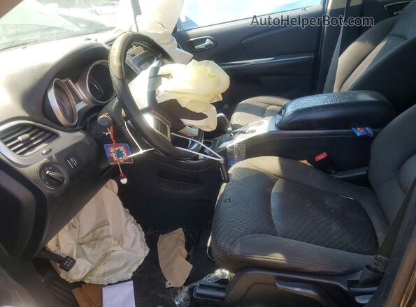 3C4PDCAB2JT310062 2018 DODGE JOURNEY Black Widok wnętrza z przodu