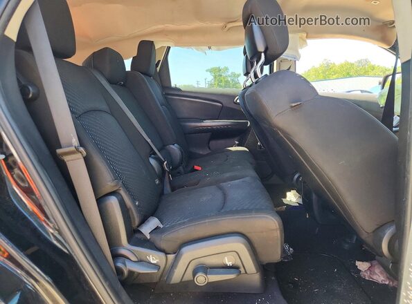 3C4PDCAB2JT310062 2018 DODGE JOURNEY Black Widok wnętrza z tyłu