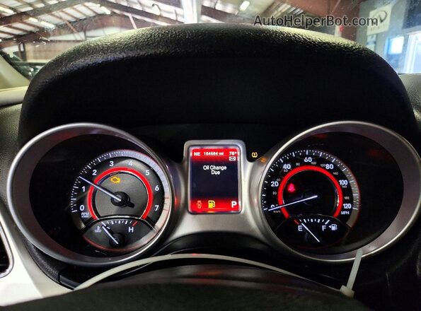 3C4PDCAB2JT383187 2018 DODGE JOURNEY Silver ხელსაწყოთა პანელის ხედი