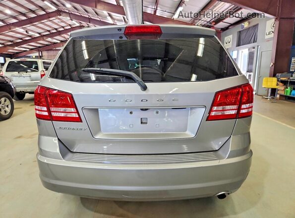 3C4PDCAB2JT383187 2018 DODGE JOURNEY Silver უკანა ხედი