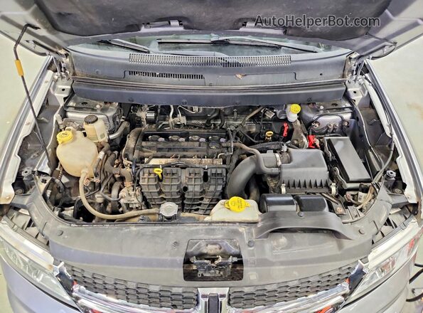 3C4PDCAB2JT383187 2018 DODGE JOURNEY Silver ძრავის განყოფილების ხედი