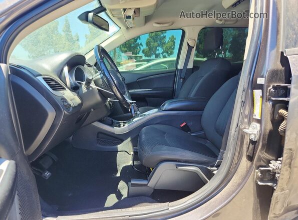 3C4PDCAB2JT383805 2018 DODGE JOURNEY Charcoal წინა სალონის ხედი