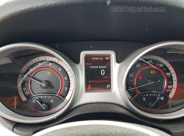 3C4PDCAB2JT428872 2018 DODGE JOURNEY White Սարքավորումների վահանակի տեսք