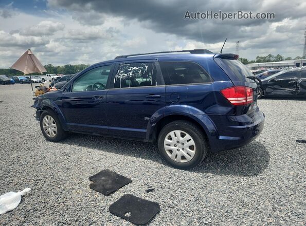 3C4PDCAB2JT498758 2018 DODGE JOURNEY Blue Trasero izquierdo