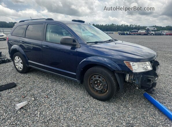3C4PDCAB2JT498758 2018 DODGE JOURNEY Blue Delantero derecho