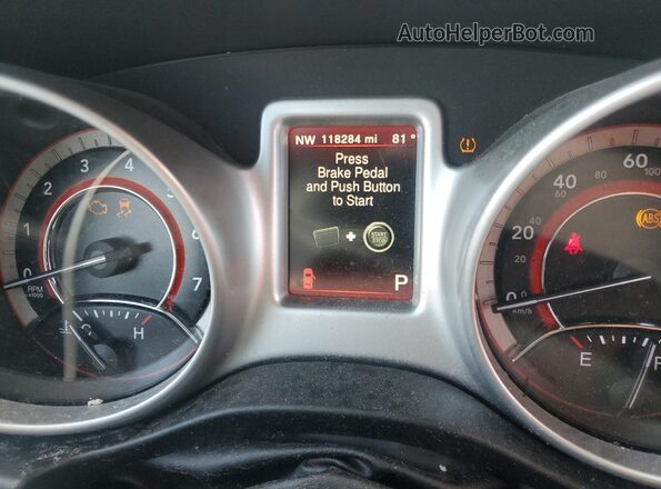 3C4PDCAB2JT498758 2018 DODGE JOURNEY Blue Vista del cuadro de instrumentos