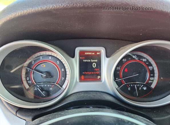 3C4PDCAB2JT517485 2018 DODGE JOURNEY Red Սարքավորումների վահանակի տեսք