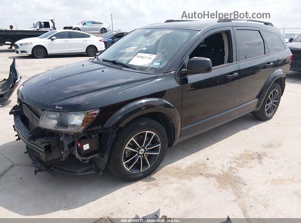 3C4PDCAB2JT518880 2018 DODGE JOURNEY Black წინა მარცხენა ხედი სამი მეოთხედიდან