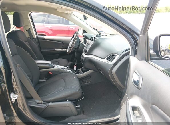 3C4PDCAB2JT518880 2018 DODGE JOURNEY Black წინა სალონის ხედი