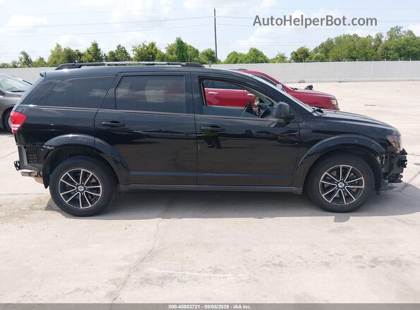 3C4PDCAB2JT518880 2018 DODGE JOURNEY Black უკანა სალონის ხედი