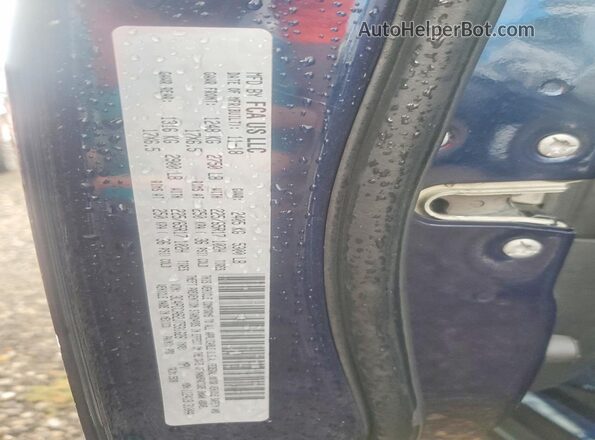 3C4PDCAB2JT531628 2018 DODGE JOURNEY Blue VIN კოდის სტიკერის ხედი