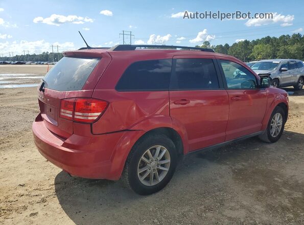 3C4PDCAB3GT115760 2016 DODGE JOURNEY Красный Задняя правая четверть